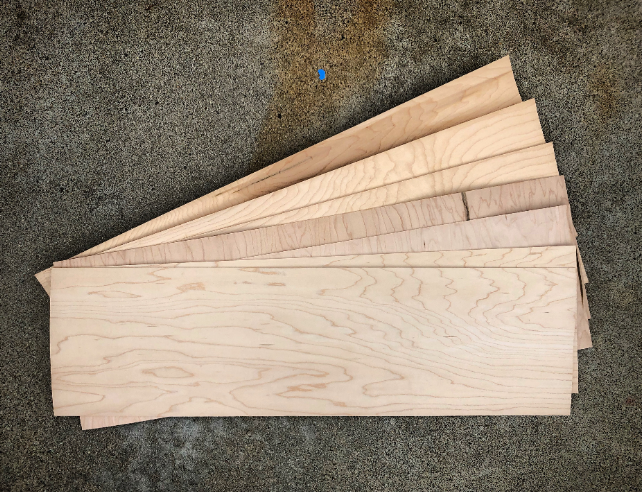 Maple Veneer 10 Board Pack: Standard Size